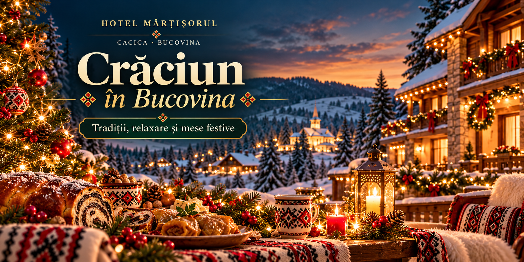 Crăciun în Bucovina la Hotel Mărțișorul